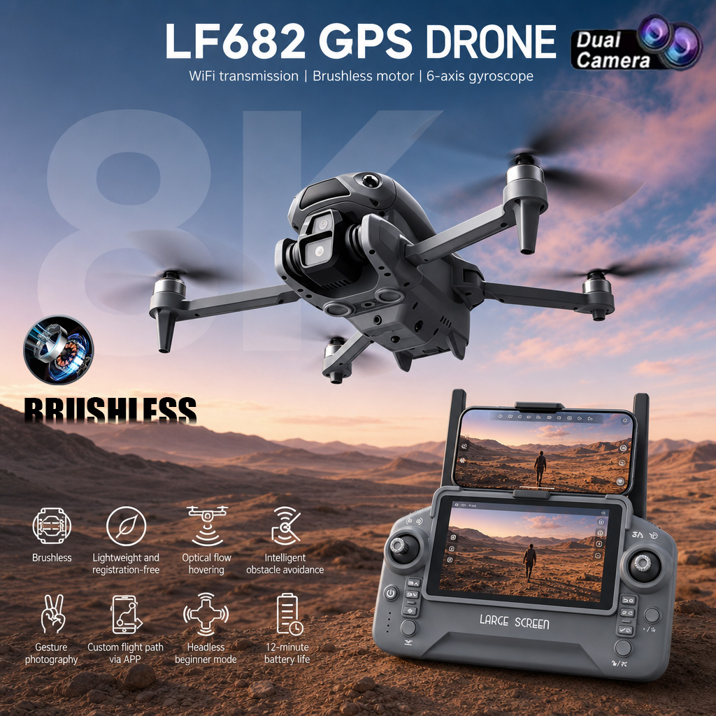 Drone Gps Module - Nuevo Dron LF682 con Cámara Dual