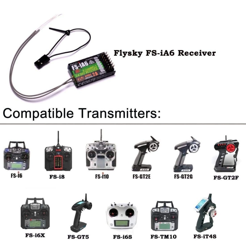 Receptor Flysky FS-IA6 6CH ant - Drone Antenna reseña y precio
