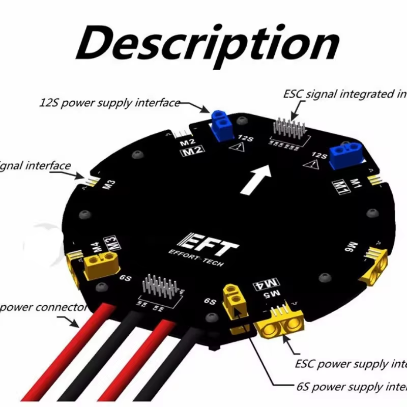 Placa de distribución de energ - Drone Battery reseña y precio
