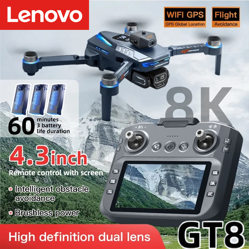 Dron Lenovo GT8 8K Profesional - Drone Gps Mount reseña y precio