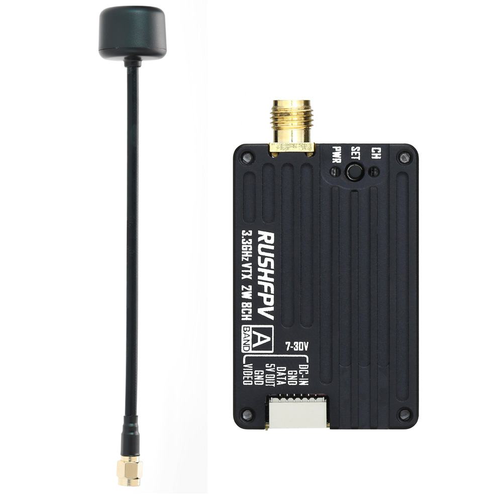 Transmisor VTX RUSHFPV 3.3G 2W - Drone Antenna reseña y precio