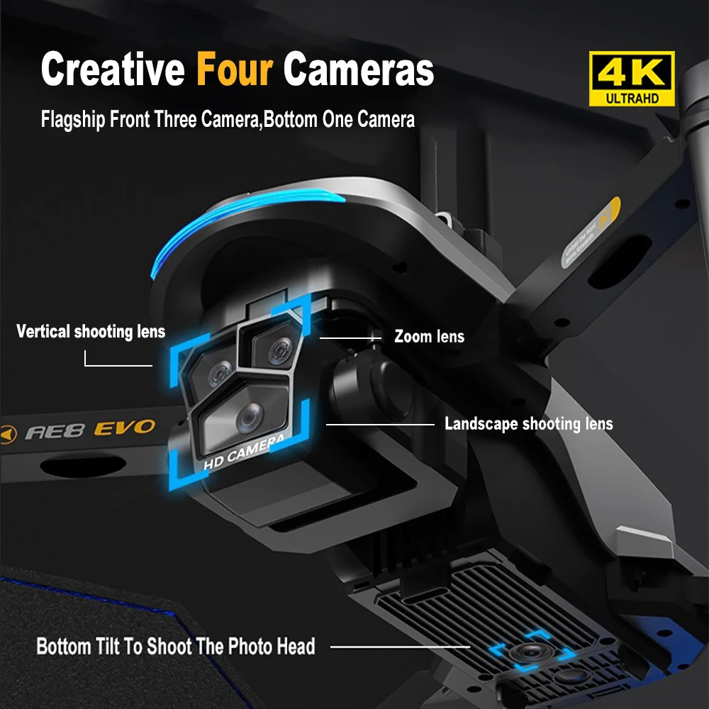 Dron AE8 EVO 4K Profesional 5G - Drone Gps Module reseña y precio