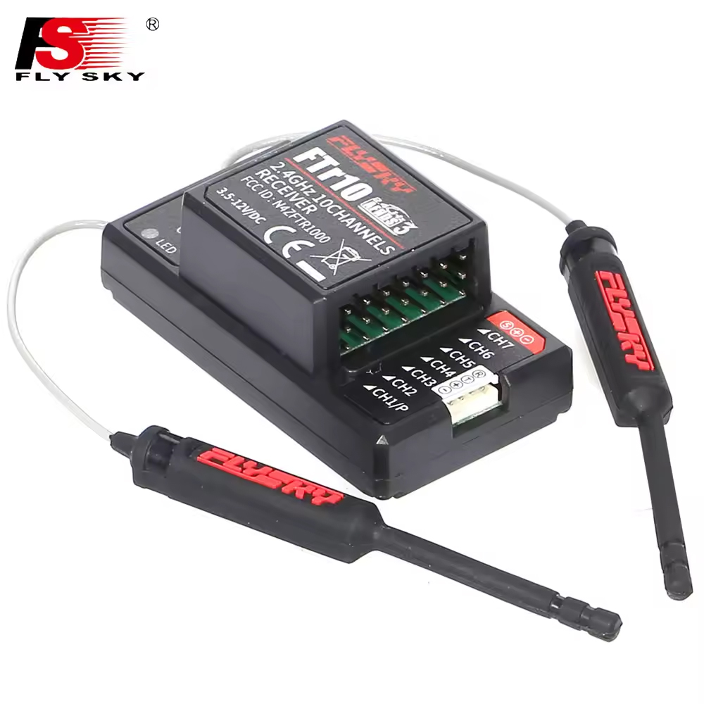 Receptor FlySky FTr10 FTr16S 2 - Drone Antenna reseña y precio